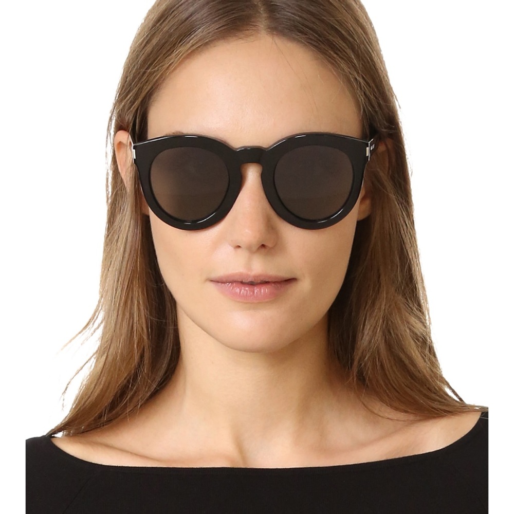 Saint Laurent SL 102 black mineral glass Sunglasses